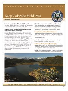 what is kcw pass colorado|Keep Colorado Wild Pass: CPW explains how it works 